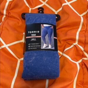 Torrid Premium Blue Full-Length Leggings